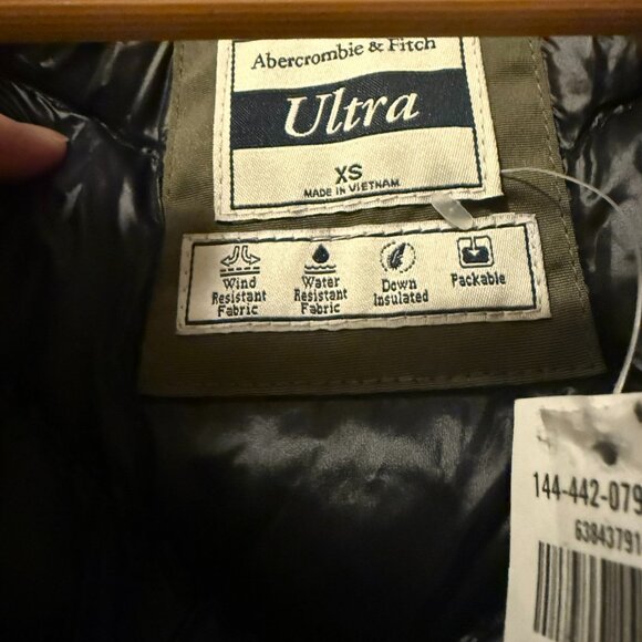 NWT ABERCROMBIE & FITCH ULTRA 3-in-1 PREMIUM PARKA COAT SIZE XS (2PC SET) - Picture 11 of 15